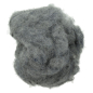 Preview: Wolle zum Filzen - Schurwolle - grau meliert