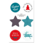Preview: Sticker "Weihnachtsmotive"- bunt