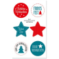 Preview: Sticker "Weihnachtsmotive"- bunt