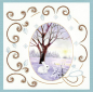 Preview: Kartenbastelset Stitch and Do Nr. 145 - Jeanine's Art - Winter Landscape