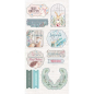 Preview: 3D Die-Cut Toppers - Watercolour Christmas - 23tlg.