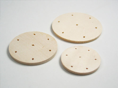 Preview: Distanzscheiben für Klangspiele 3er Set