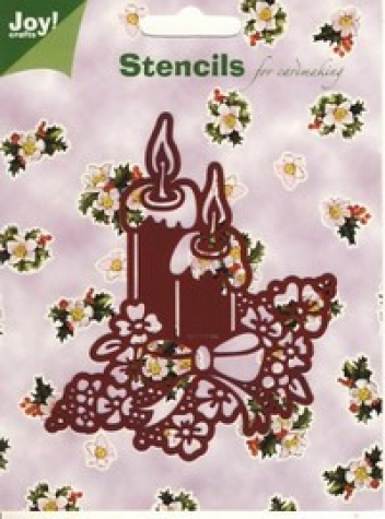 Joy! Schablone 88 - Weihnachten Kerzen