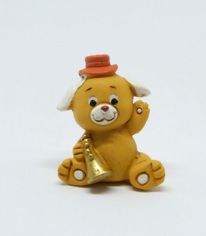 Dekofigur "Hund mit Posaune"