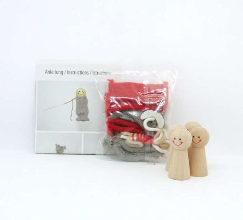 Preview: Bastelset Winterkinder - 19tlg