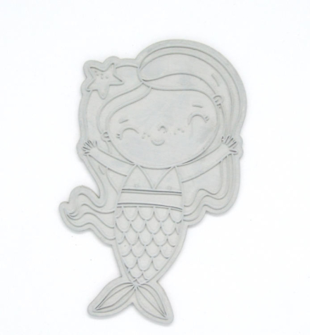 Preview: Gummistempel Meerjungfrau Ariel