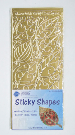 Preview: Sticky Shapes-Set Blatt - 4tlg.