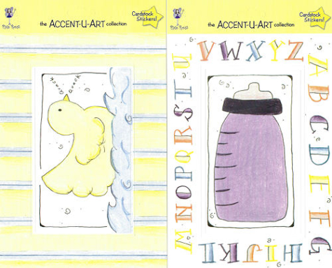 Scrapbookset "Baby" - gelb