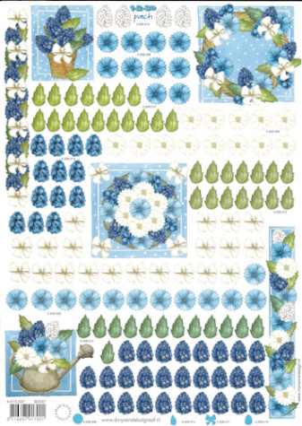 3D-Bogen - Marianne Design 3D537 - Blumen