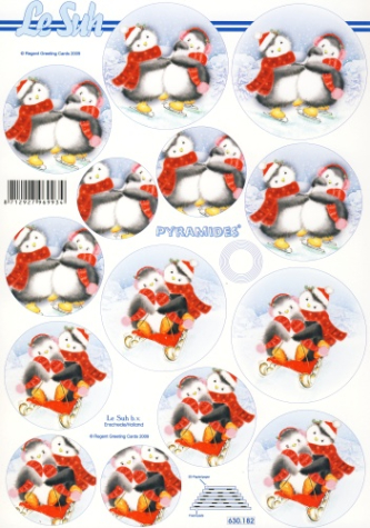 Pyramid 3D Bogen - A4 <br> Le Suh 630182 <br> Winterfreuden