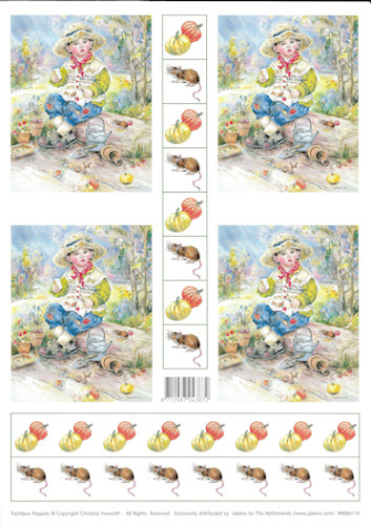 3D-Bogen - Paintbox Poppets Nr. 14