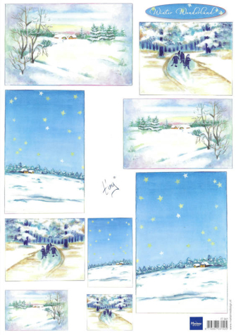 Cardtopper/Schneidbogen - IT561 - Winter Wonderland 2