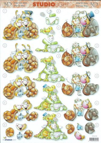 3D-Bogen - Studiolight STSL362 - Schneckenhochzeit