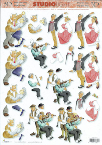 3D-Bogen - Studiolight STSL518 - Tanzende Paare