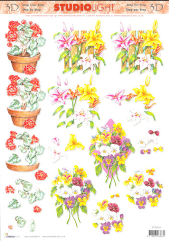 3D-Bogen - Studiolight STSL811 - Blumenvielfalt