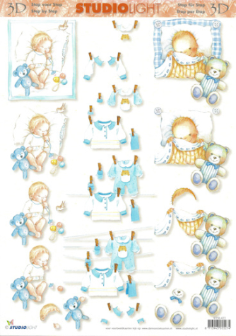 3D Bogen - Babymotive Junge