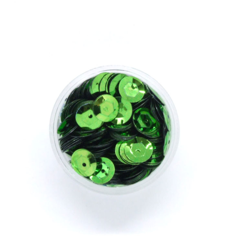 Pailletten gewölbt Ø 8 mm, 5 Gramm - saphir