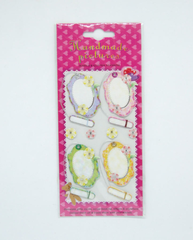 3-D Sticker / Embellishments - Geschenkanhänger 4tlg.