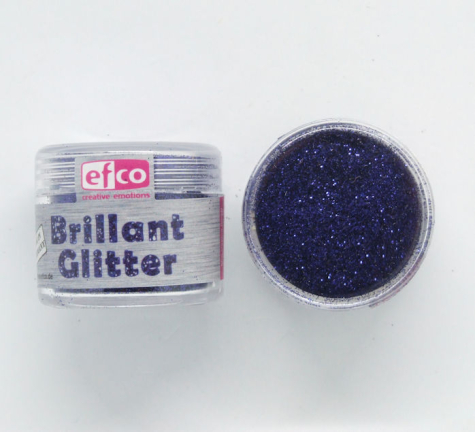 Brillant Glitter/Polyester Glitter in Dose - marine