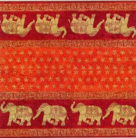 Serviette Marani red