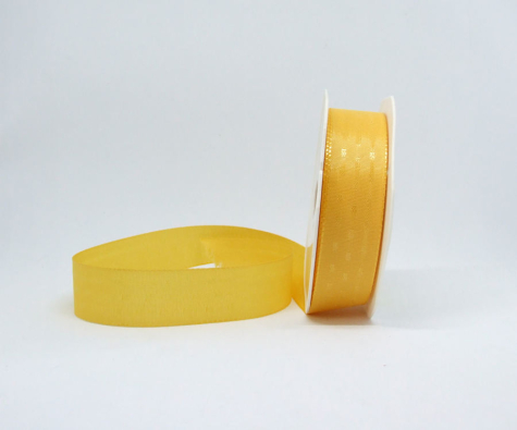 Uniband mit Prägung 25mm - gelb - 1 Meter