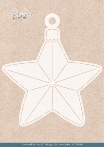Kartenschablone Stern