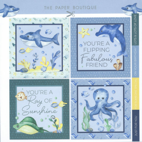 The Paper Boutique - Ocean Bliss - Paper Kit - 8"x8"