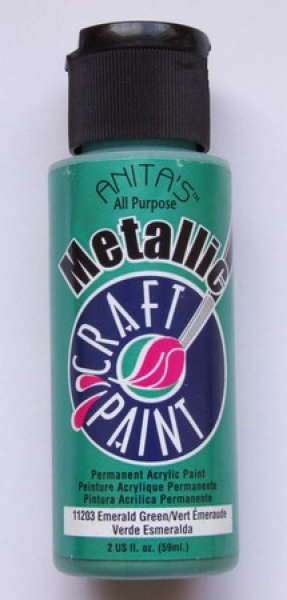 Acrylfarbe Emerald Green metallic