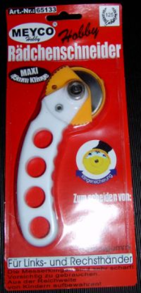 Profi-Rädchenschneider - mit 45 mm Klinge & Klingensicherung