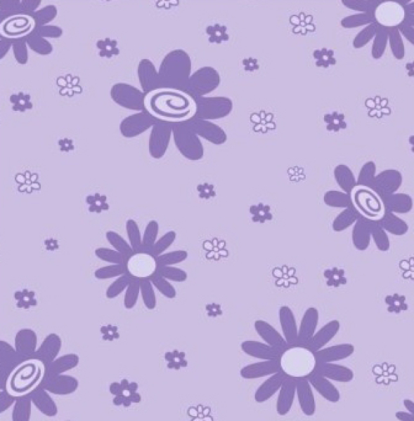 Scrapbooking Papier 12" x 12" - Blumen lila