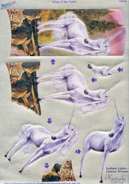 3D Stanzbogen   Dufex Metallgravur   King of the Valley