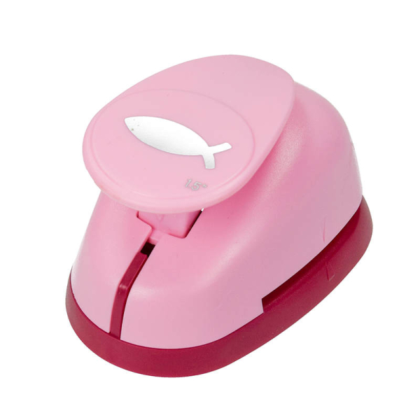 Stanzer mit dem Christenfischsymbol ca. 37 mm groß