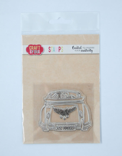 Clear Stamp - Hochzeitsauto