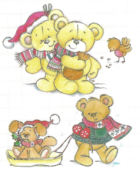 Clear Stamp - Beary Sweet - Winter