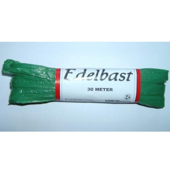 Edelbast - grün   30 Meter per Docke