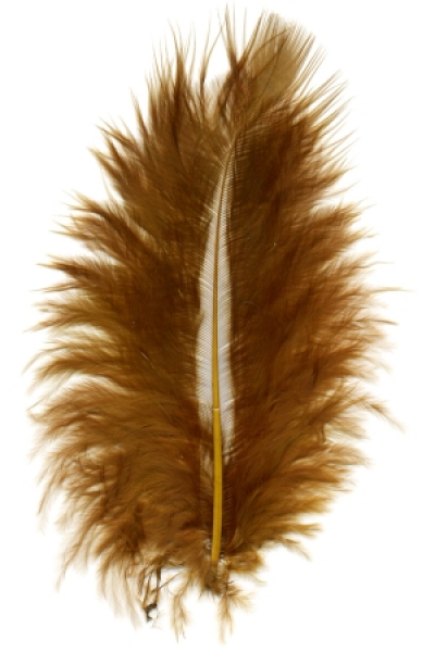 Marabufedern - braun