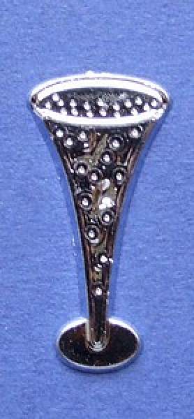 Streuteile "Sektkelch" silber - 5 Stück