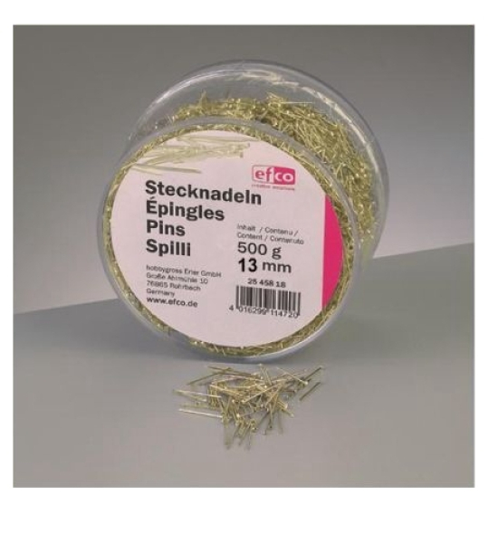 Stecknadeln 13mm - goldfarben