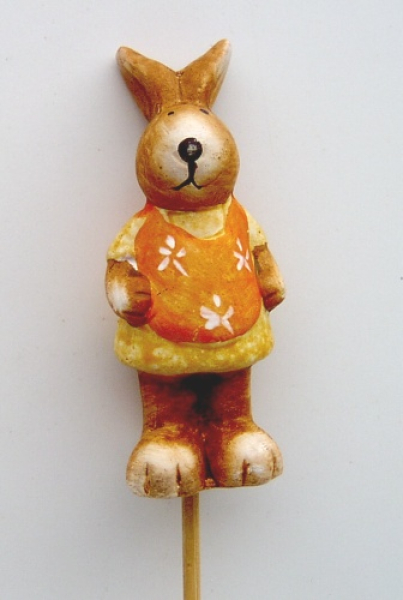 Blumenstecker Hasenmädchen 7cm