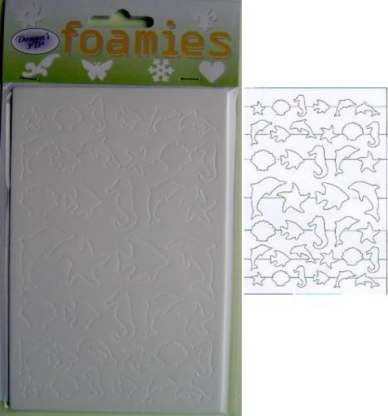 Donna's 3D Foamies - Maritimes   1 Bogen 10 x 15 cm