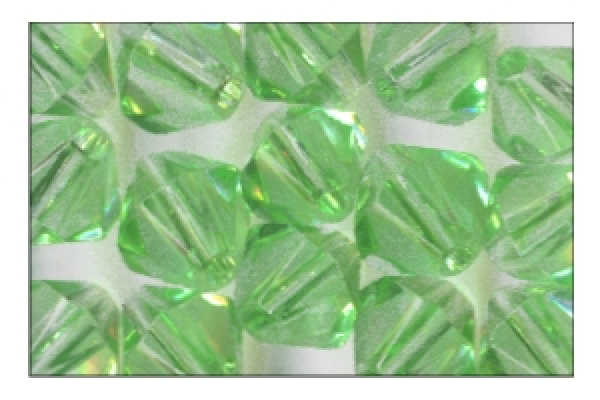 Glasfacetten-Perlen Ø 4 mm - peridot(hellgrün)