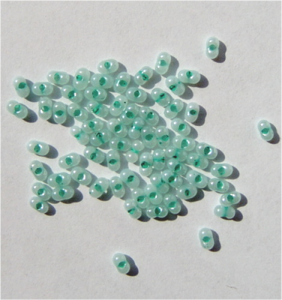Farfalle 4mm, ca. 20 Gramm - hellgrün