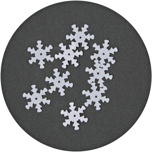 Streuteile - Winter Woodland - Schneeflocken weiß