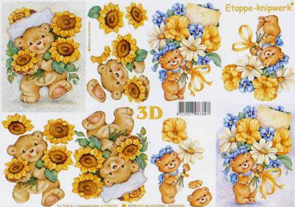 3D Bogen - A4Le Suh 4169436Blumenbärchen