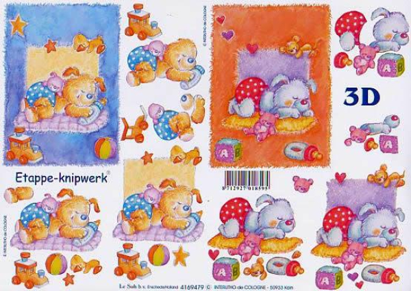 3D Bogen - A4 - Le Suh 4169479 - Babymotive mit Hund