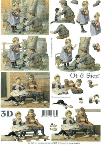 3D Bogen - A4 - Le Suh 4169617 - Kinder + Katzen