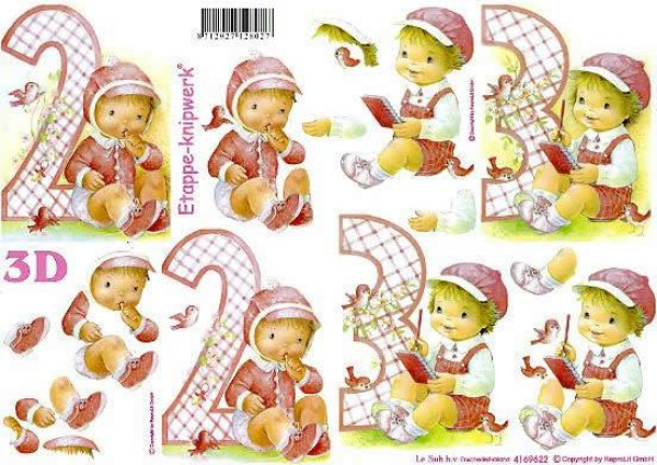 3D Bogen - A4 - Le Suh 4169622 - Rosa 2-3 Jahre