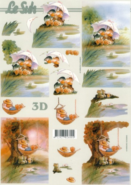 3D Bogen - A4 - Le Suh 4169723 - Liebe Enten