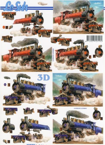 3D Bogen - A4 - Le Suh 4169911 - Lokomotiven