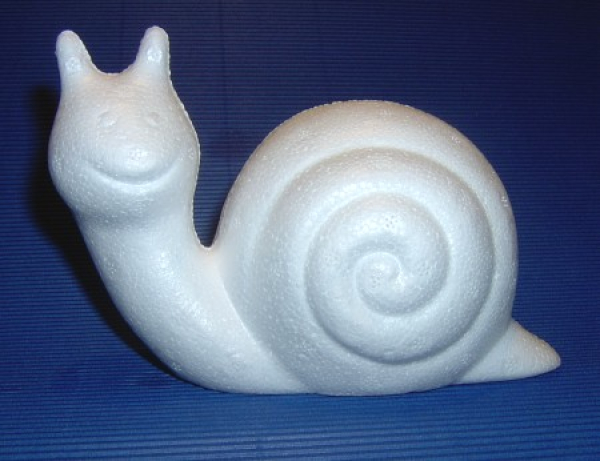 Styropor Schnecke